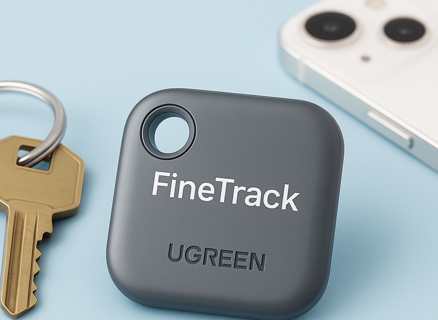 UGREEN FineTrack Smart Finderのイメージ図｜Apple「探す」対応のスマートタグで探し物時間を削減